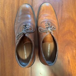 Johnston & Murphy Men's Tan Leather Oxfords